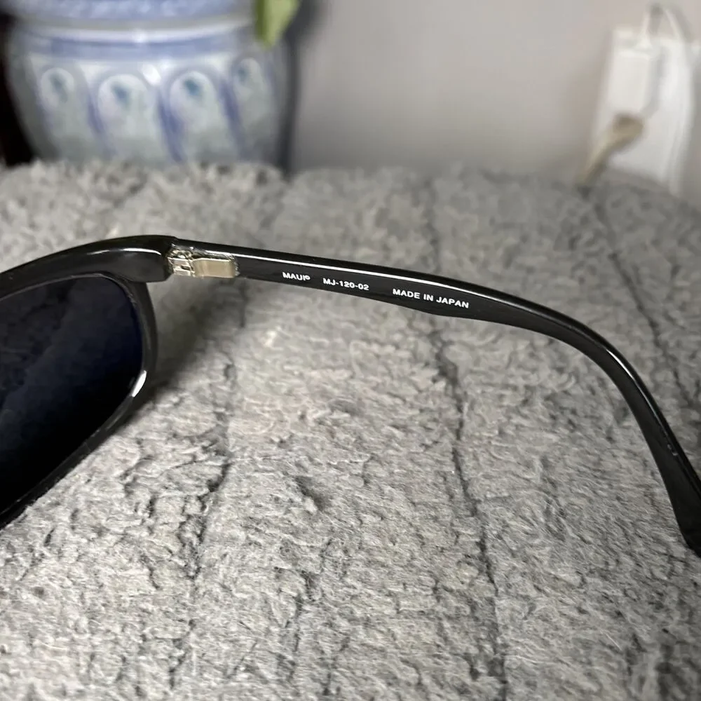 Maui Jim Typhoon MJ 120-02 Polarized Sunglasses Made In Japan